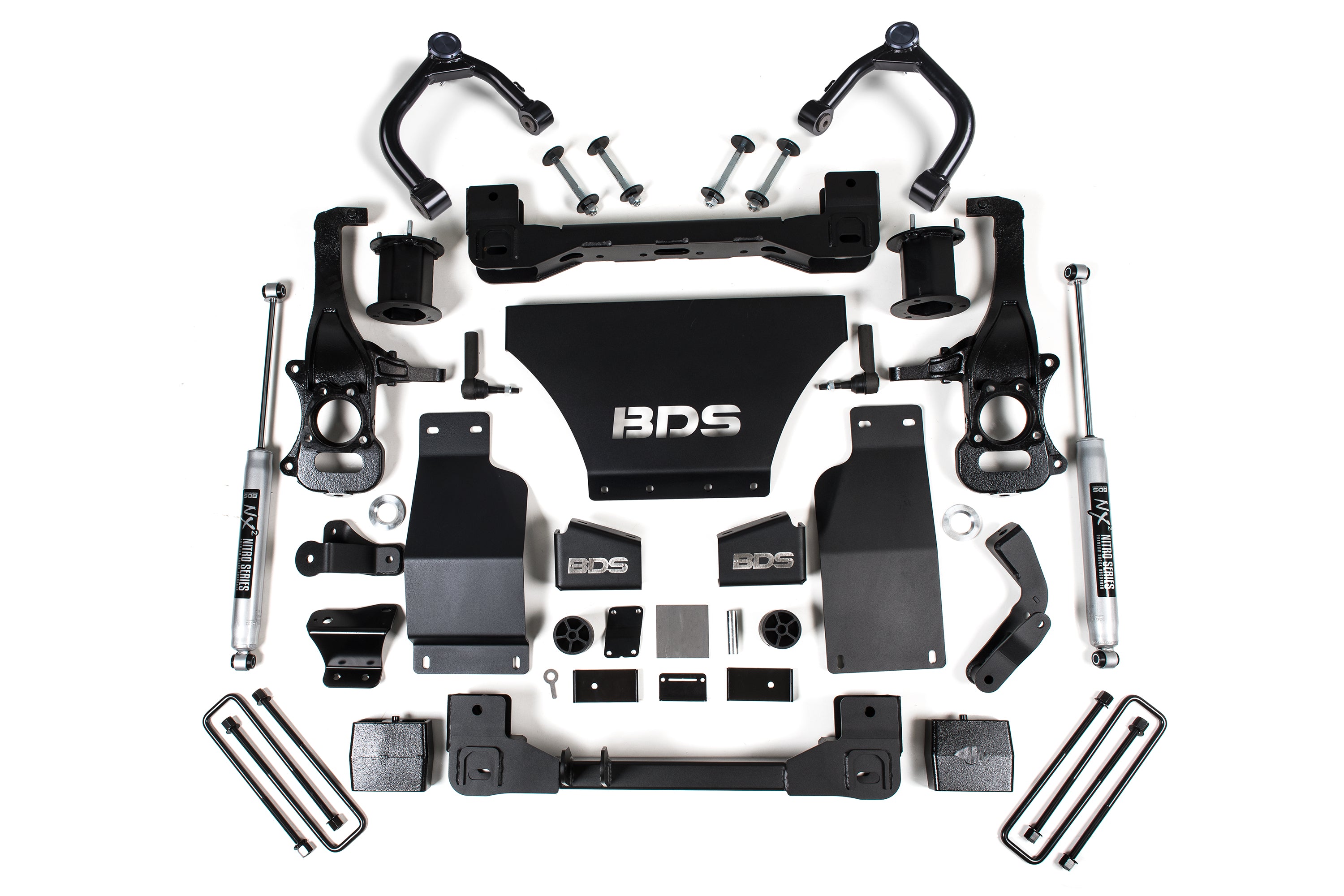 6 Inch Lift Kit | Chevy Silverado or GMC Sierra 1500 (19-26) 4WD | Gas - NX2 Nitro Series / Strut Spacer