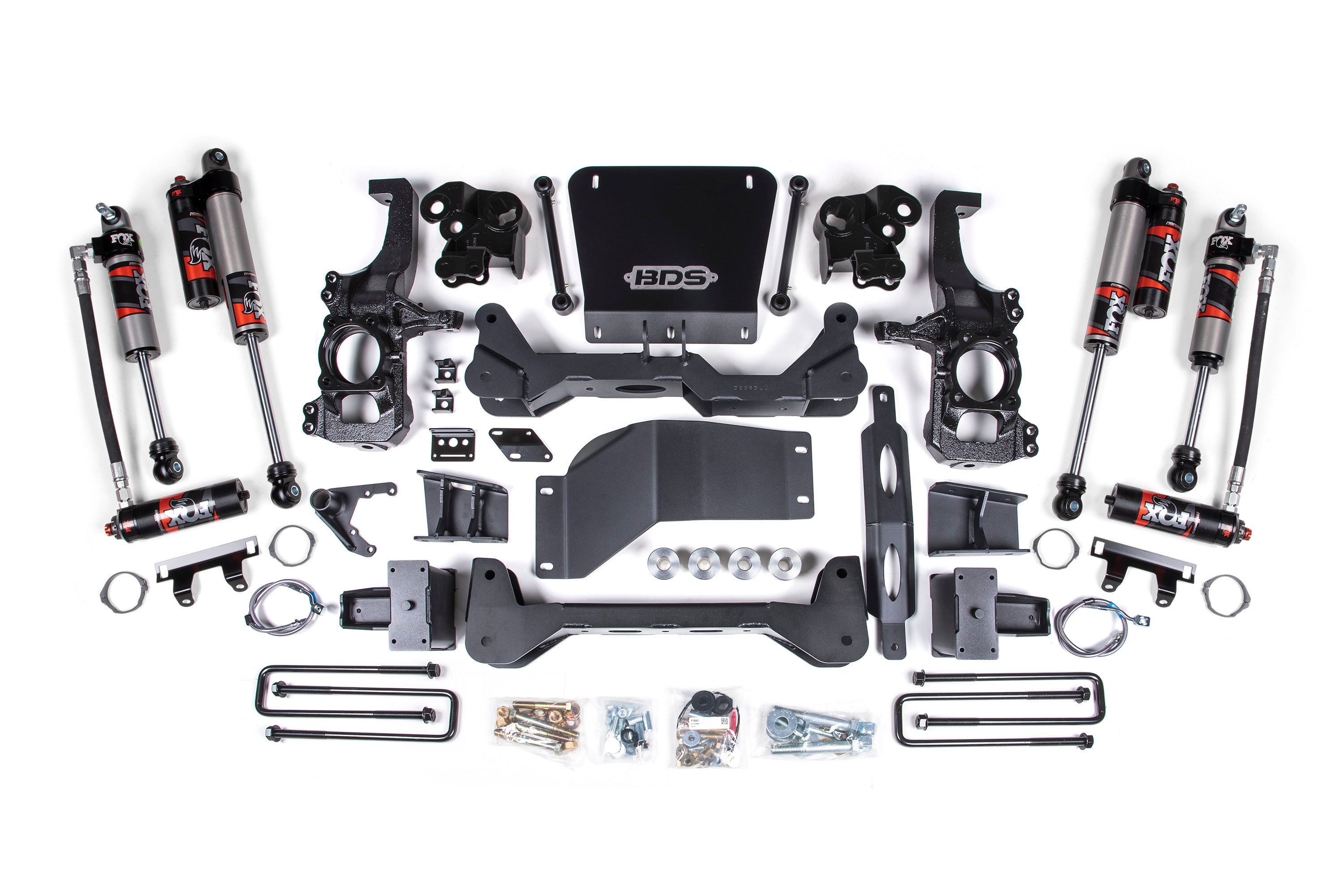 5 Inch Lift Kit | FOX Performance Elite | Chevy Silverado or GMC Sierra 2500HD/3500HD (20-26) 4WD - 5 Inch Block Kit With Overload