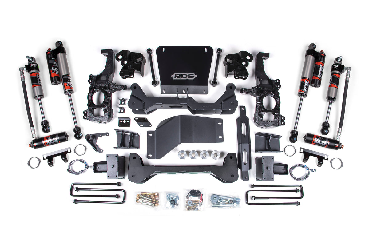 5 Inch Lift Kit | FOX Performance Elite | Chevy Silverado or GMC Sierra 2500HD/3500HD (20-26) 4WD - 5 Inch Block Kit With Overload