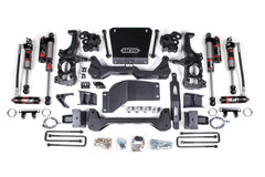 6.5 Inch Lift Kit | FOX Performance Elite | Chevy Silverado or GMC Sierra 2500HD/3500HD (20-26) 4WD - 6 Inch Block Kit With Overload