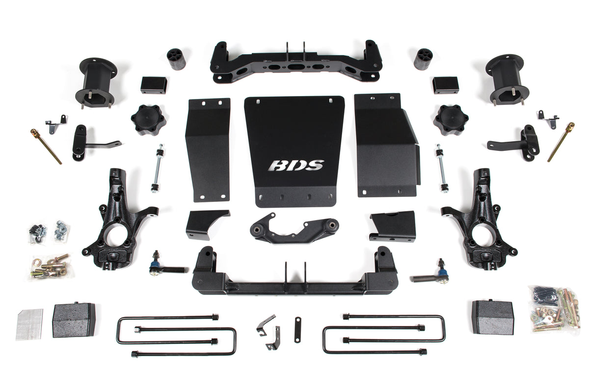 6 Inch Lift Kit | GMC Sierra 1500 (14-18) 4WD | Magneride Equipped - Aluminum / Stamped Steel