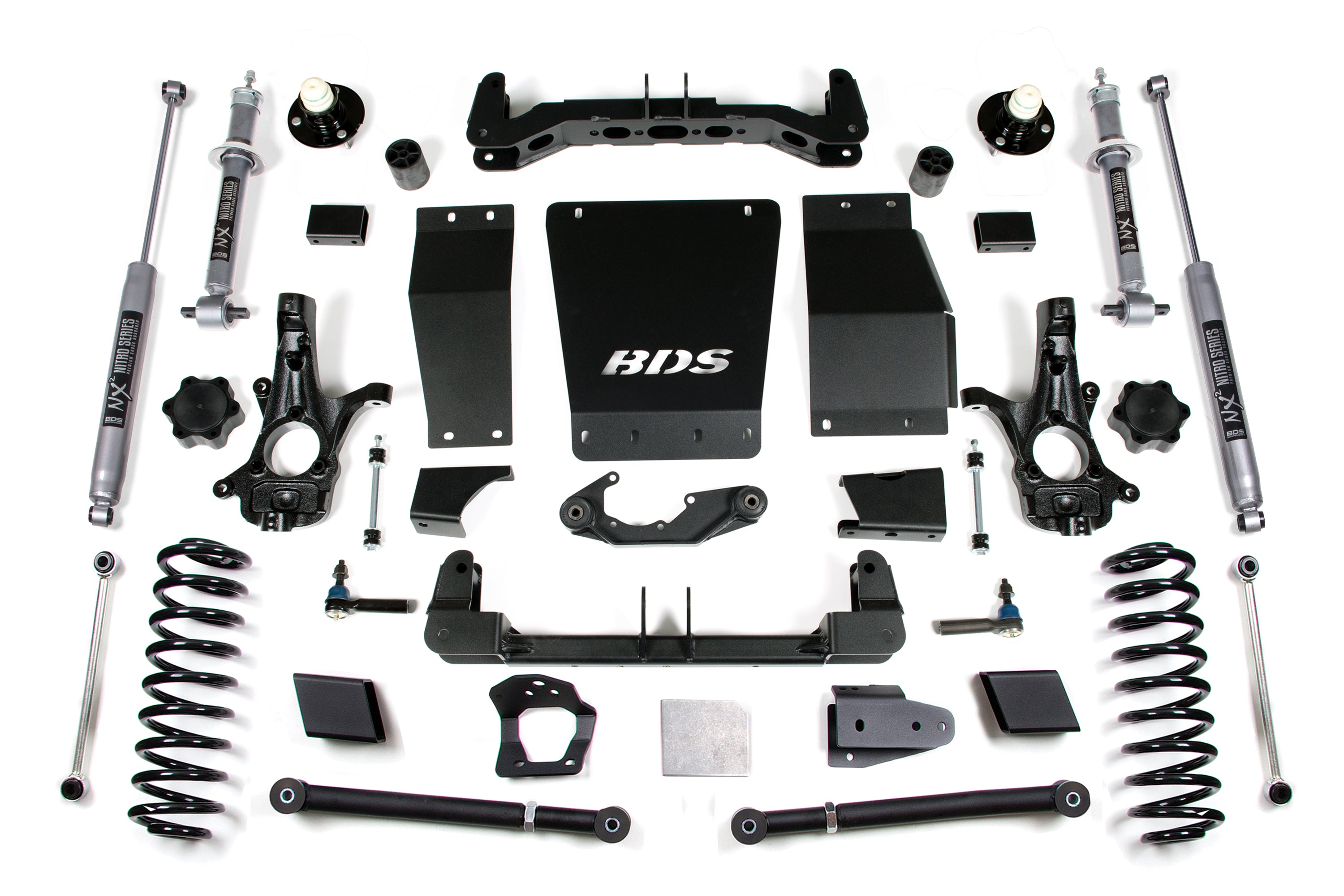 6 Inch Lift Kit | Chevy/GMC Suburban, Tahoe, Yukon/XL 1500 (15-19) 4WD - FOX 2.0 Performance Series / Aluminum / Stamped Steel