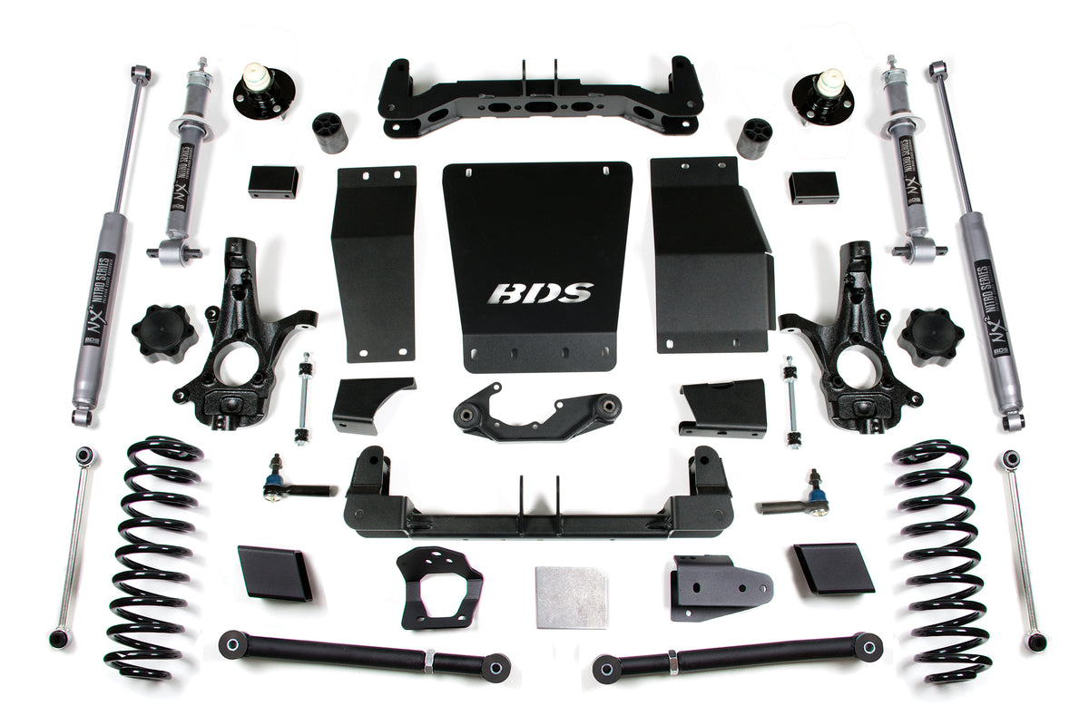6 Inch Lift Kit | Chevy/GMC Suburban, Tahoe, Yukon/XL 1500 (15-19) 4WD - NX2 Nitro Series / Cast Steel