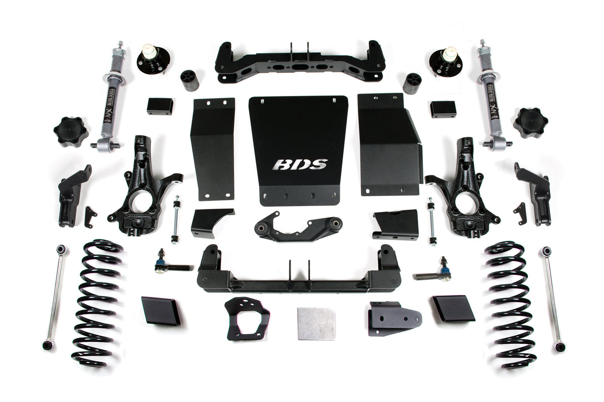 BDS 6 Inch Lift Kit for 2015-2019 Chevy/GMC Suburban, Tahoe, Yukon/XL 1500 4WD Autoride Equipped