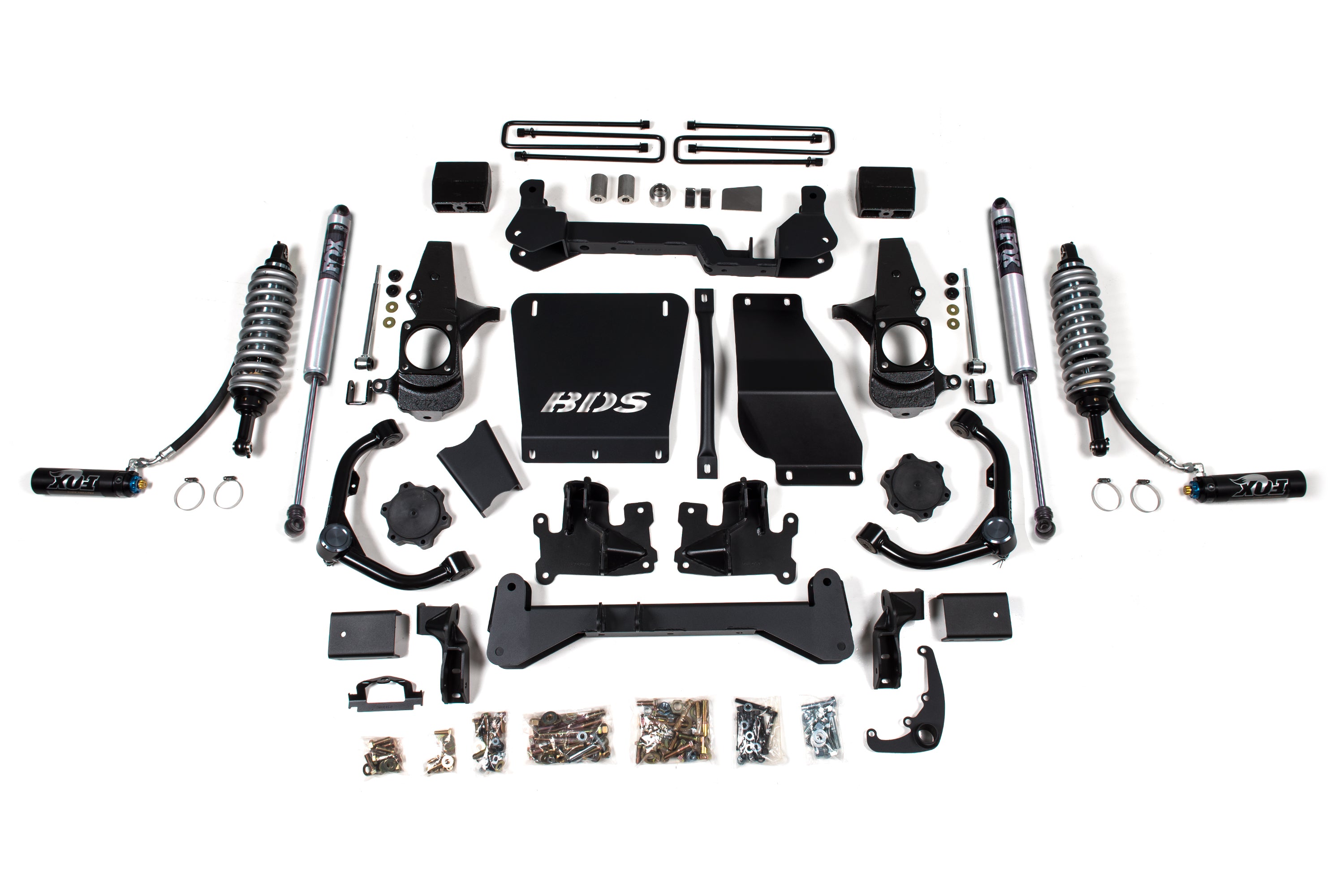 6.5 Inch Lift Kit | FOX 2.5 Coilover Conversion | Chevy Silverado or GMC Sierra 2500HD/3500HD (01-10) | Diesel - Leaf Springs