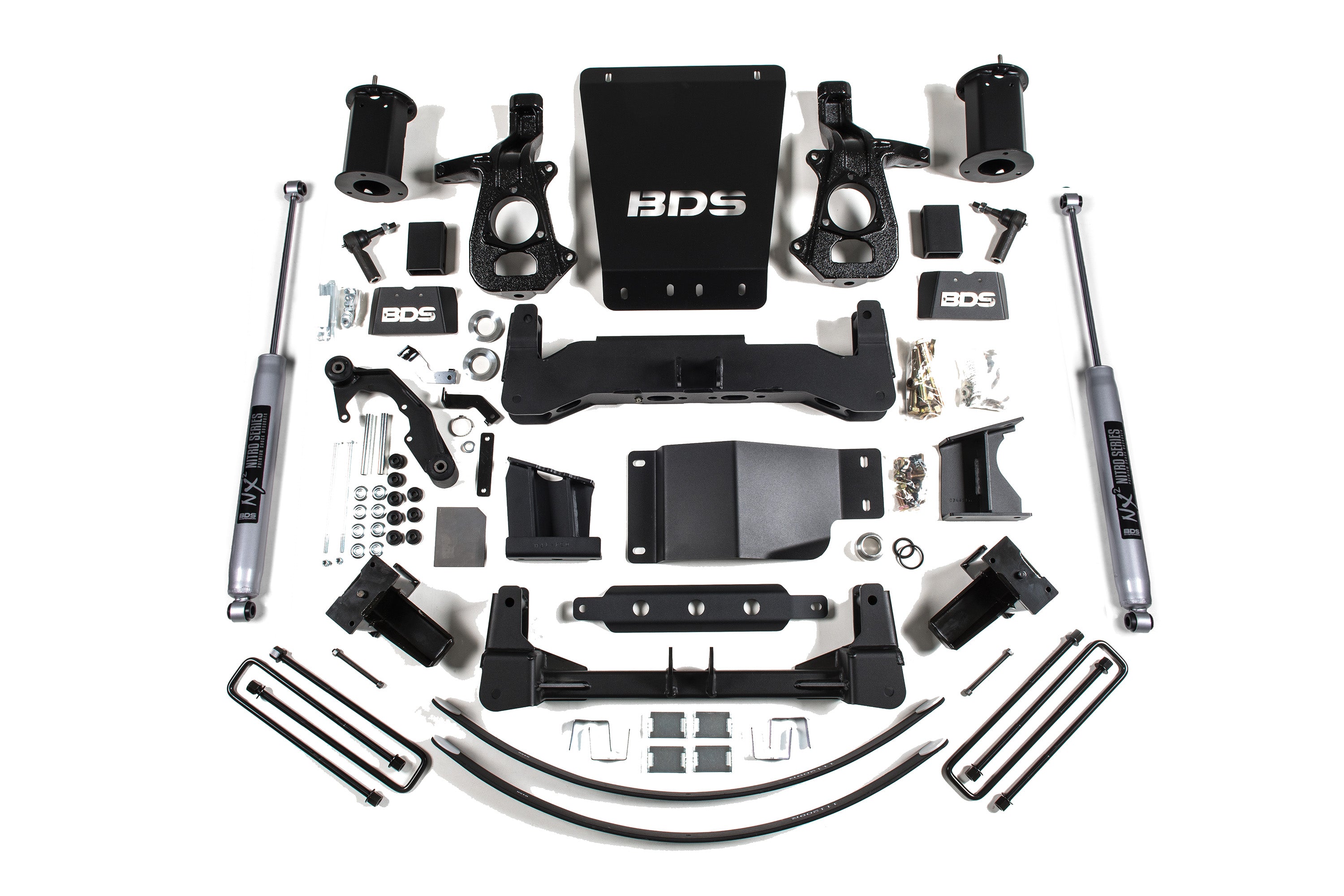 8 Inch Lift Kit | Chevy Silverado or GMC Sierra 1500 (14-18) 4WD - NX2 Nitro Series / Cast Steel