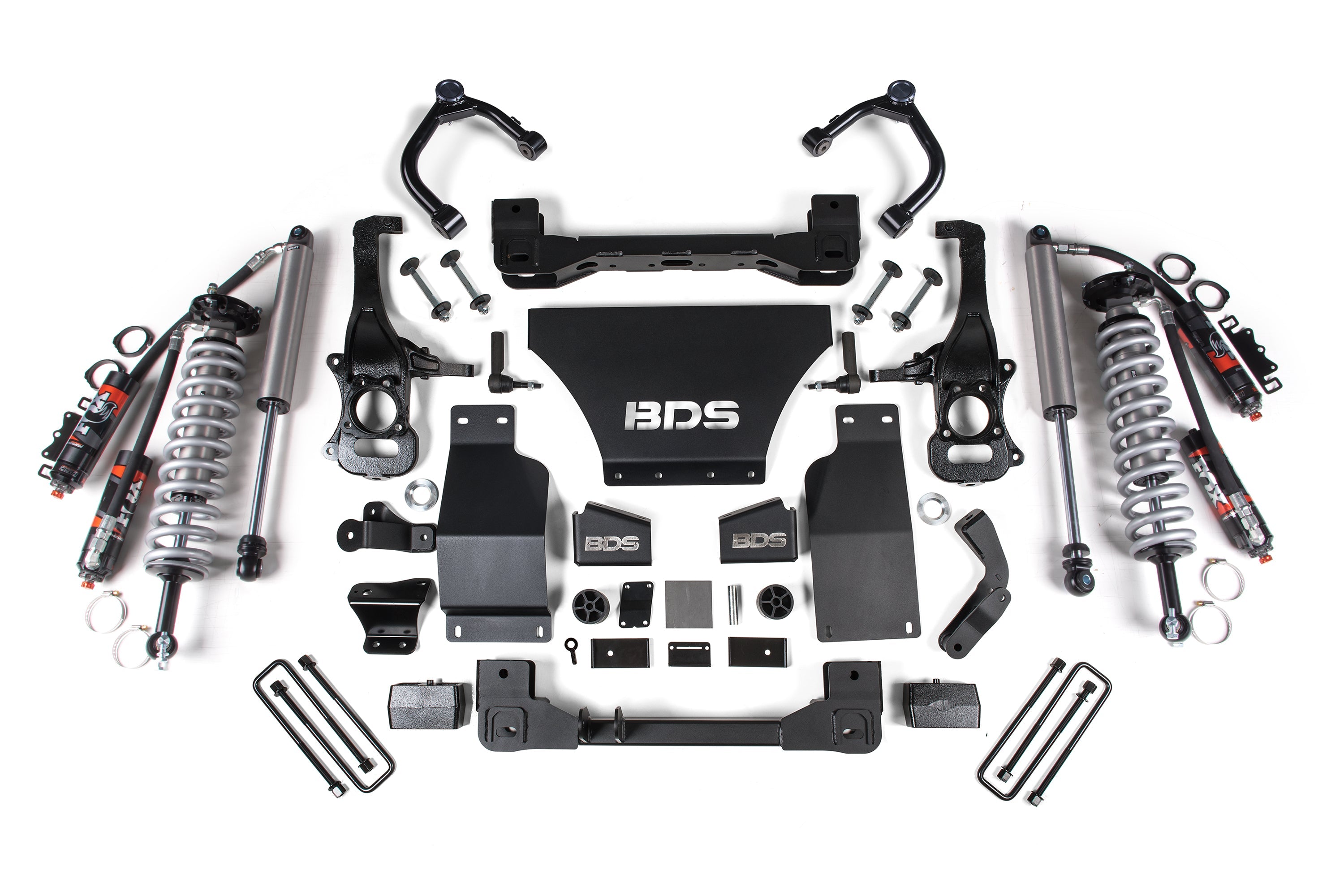 BDS 6 Inch Lift Kit with FOX 2.5 Performance Elite Coil-Over for 2019-2026 Chevy Silverado or GMC Sierra 1500 4WD Gas