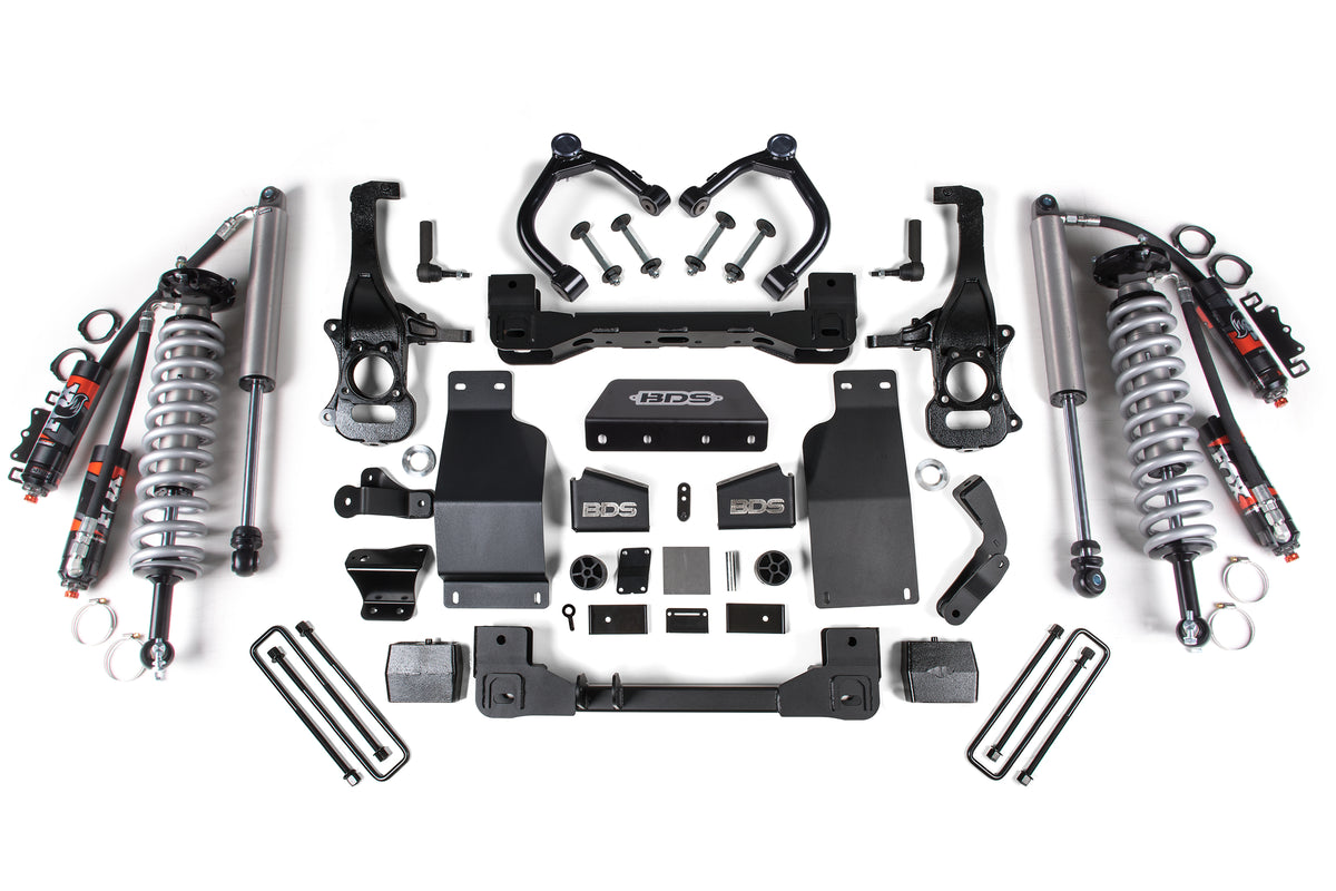 6 Inch Lift Kit | FOX 2.5 Performance Elite Coil-Over | Chevy Silverado or GMC Sierra 1500 (19-26) 4WD | Diesel - FOX 2.5 Performance Elite