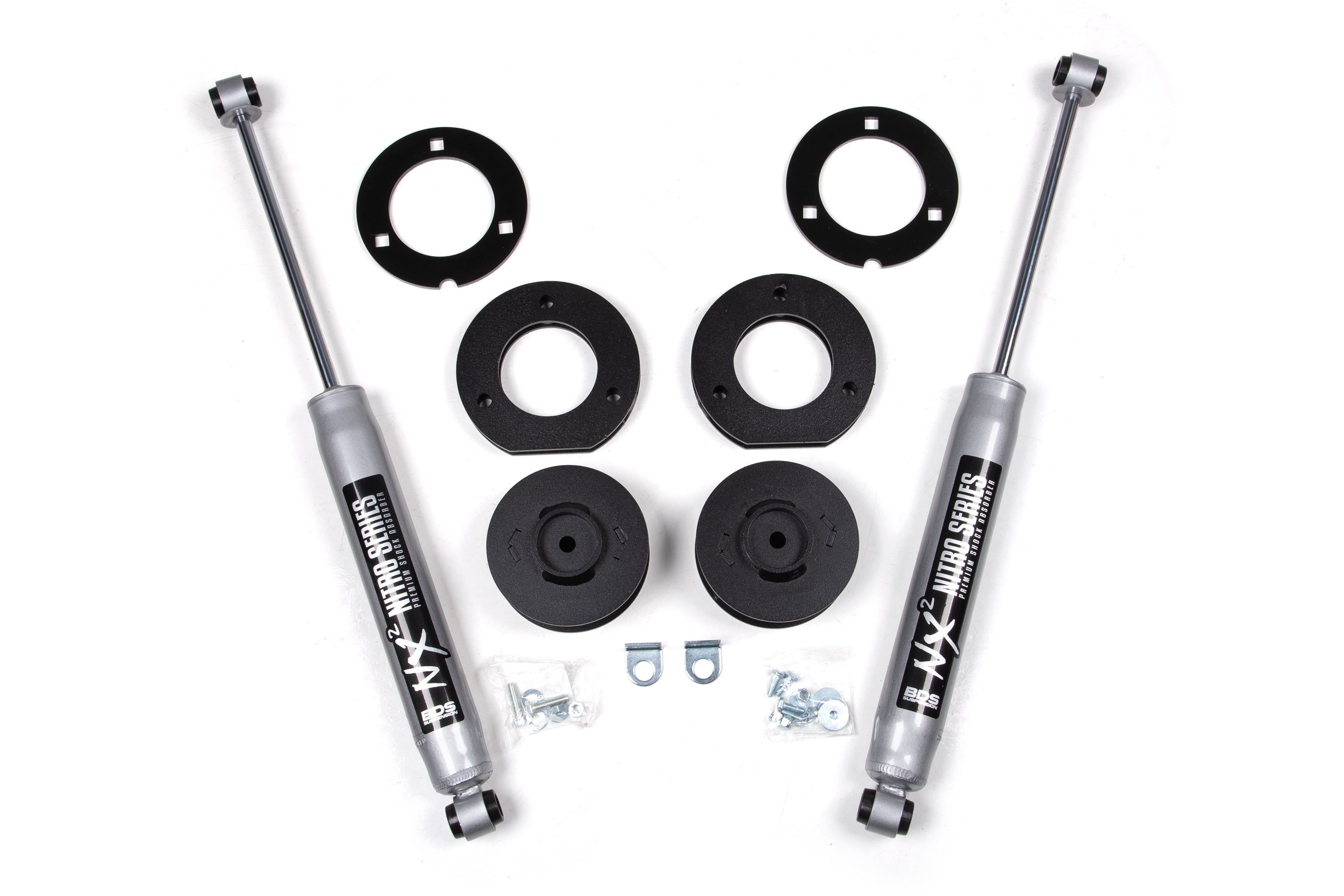 BDS 2 Inch Lift Kit for 2007-2019 Chevy/GMC Avalanche, Suburban, Tahoe, Yukon/XL 1500 4WD