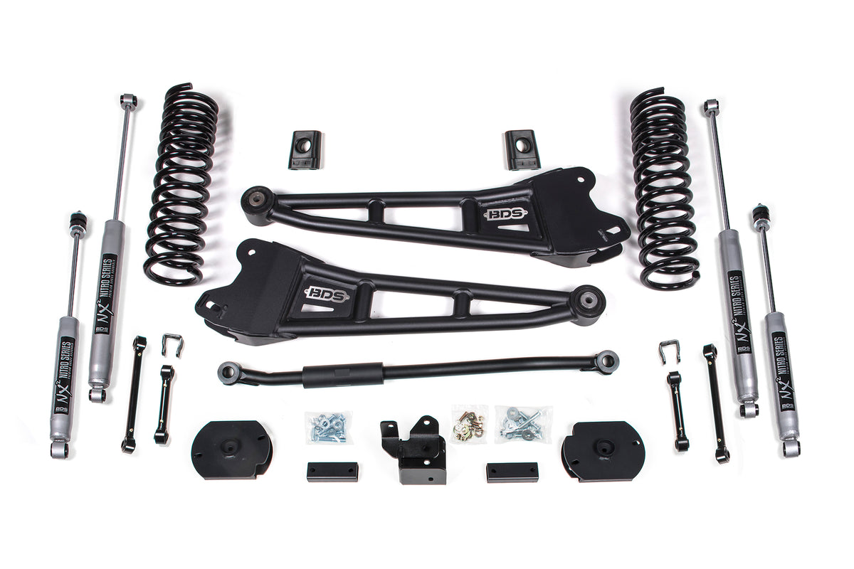 3 Inch Lift Kit w/ Radius Arm | Ram 2500 (19-24) 4WD | Diesel - NX2 Nitro Series