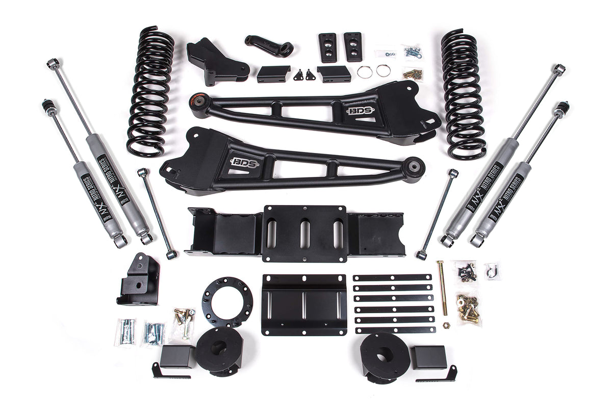 6 Inch Lift Kit w/ Radius Arm | Ram 2500 w/ Rear Air Ride (19-24) 4WD | Diesel - NX2 Nitro Series