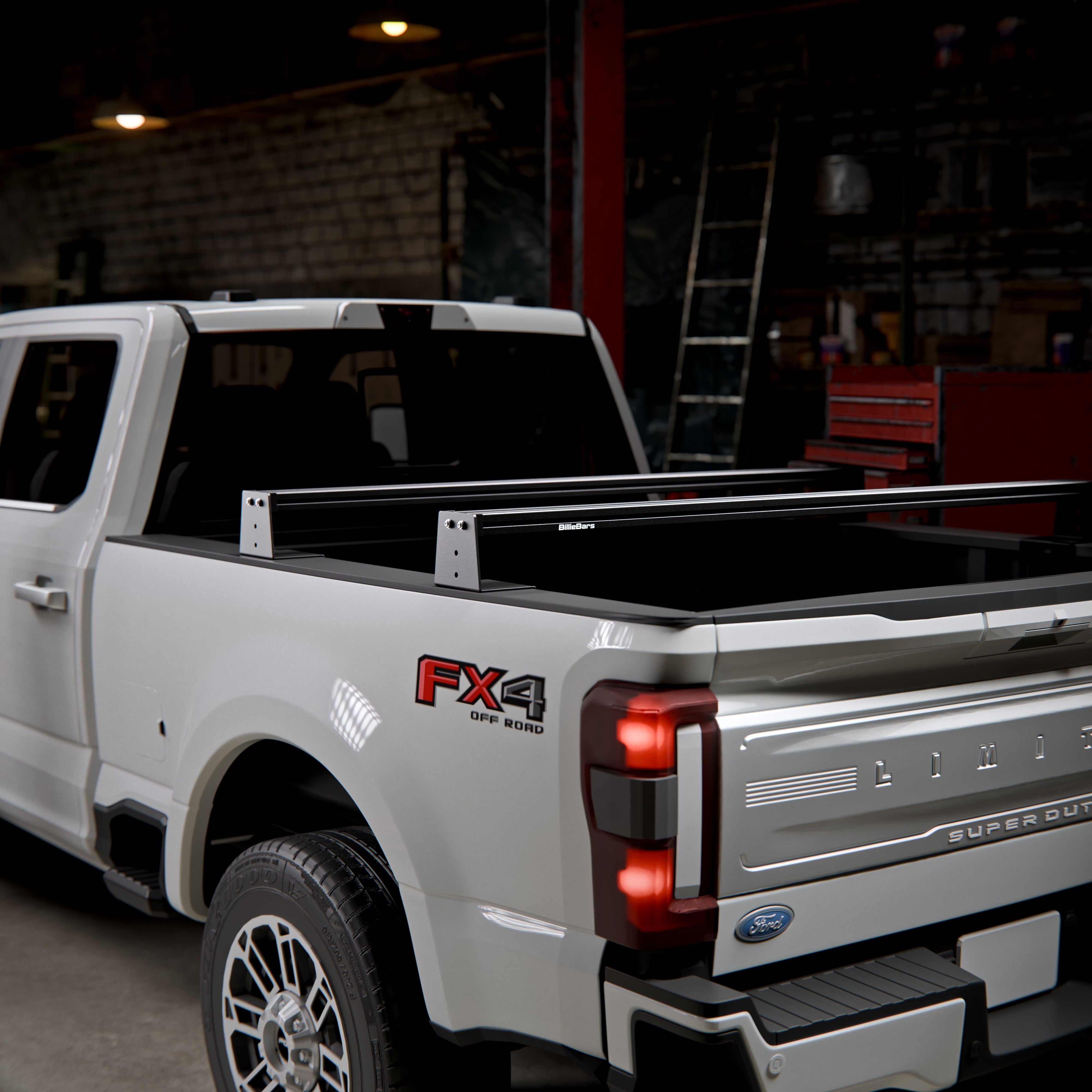 Ford Superduty F250/F350 (2017+), Low Profile Bed Rack
