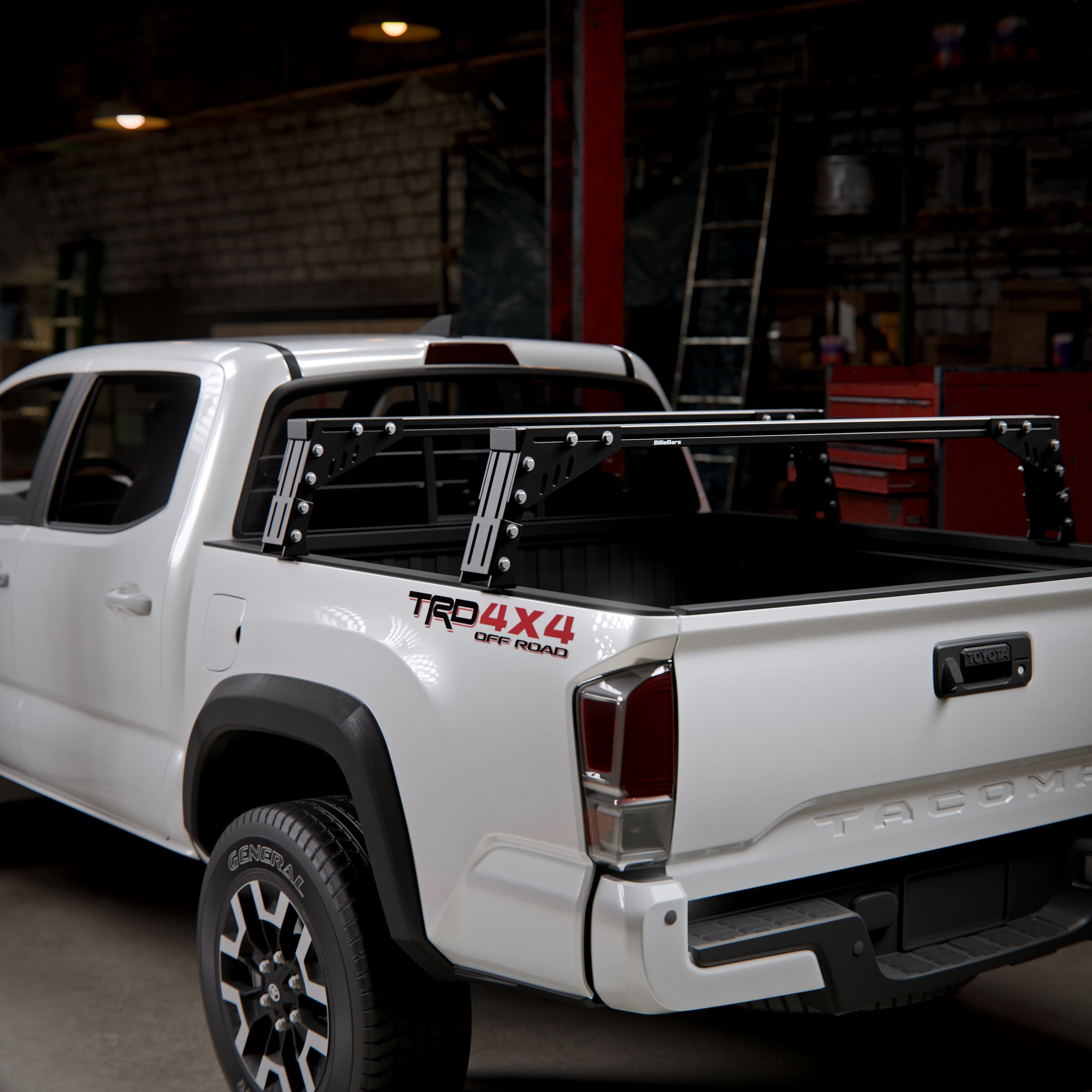 Tacoma - Bed Rack for Retractable Covers with T-slots