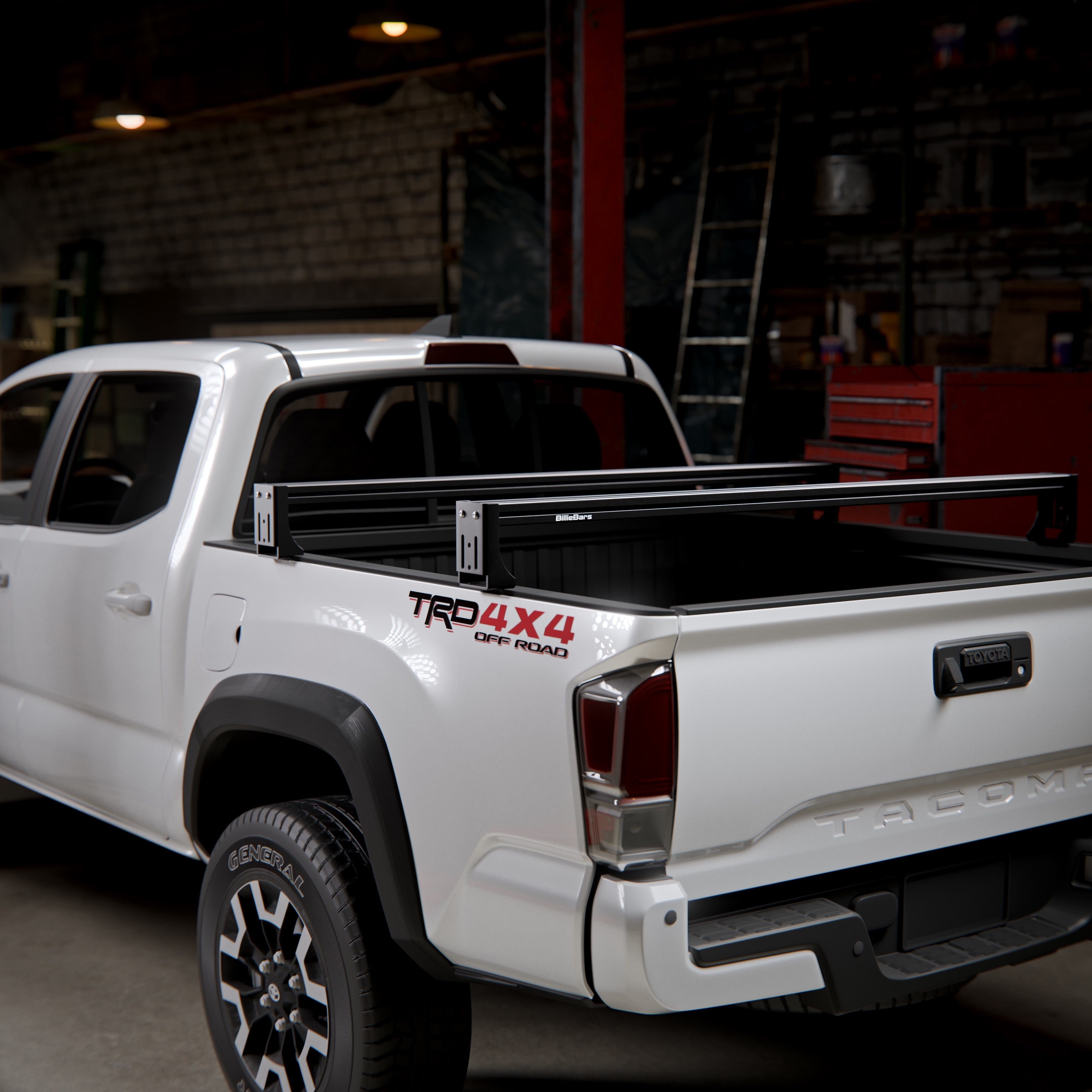 Tacoma - Bed Rack for Retractable Covers with T-slots