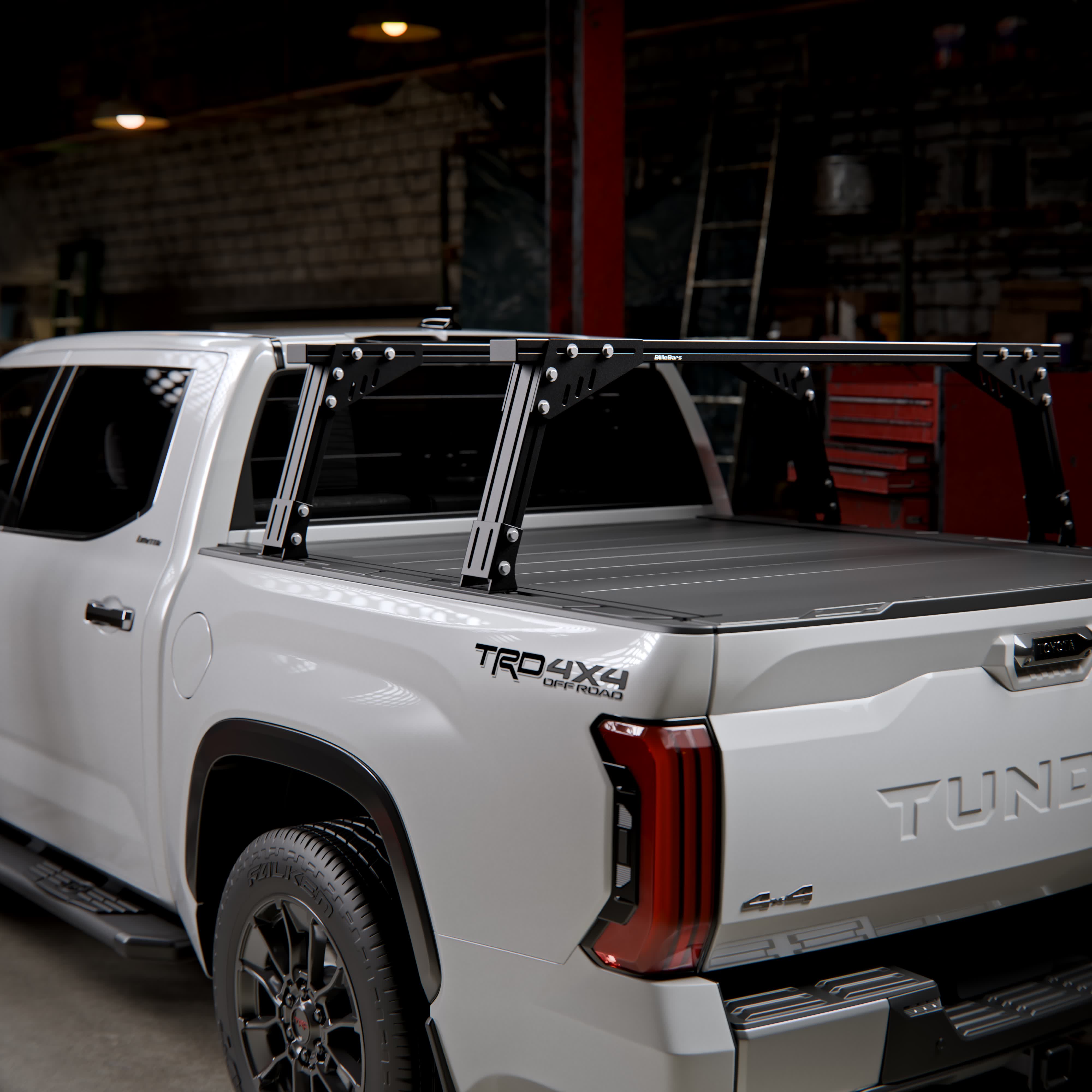 Tundra - Bed Rack for Retractable Covers with T-slots