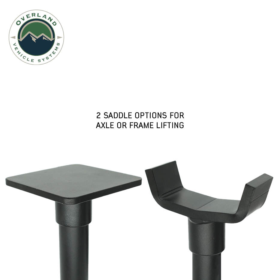 Off-Road Bottle Jack - 6 Ton - 15 Piece Kit with Organized Storage Bag saddle options