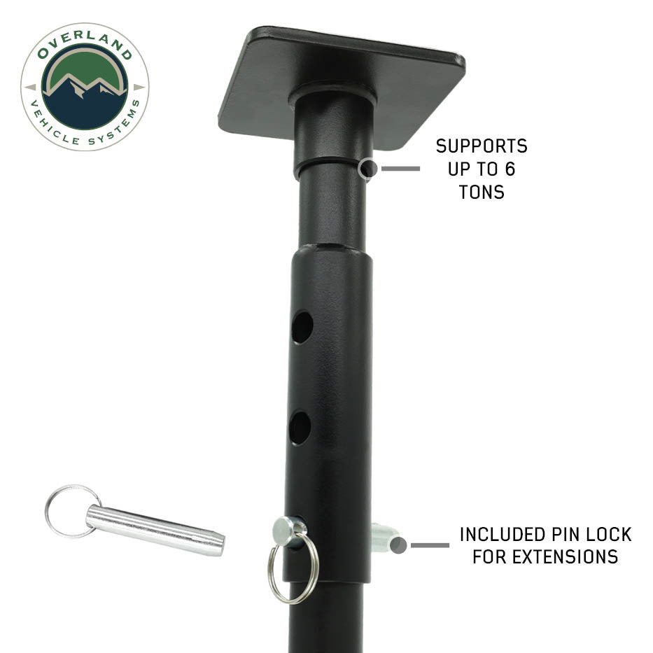 Off-Road Bottle Jack - 6 Ton - 15 Piece Kit with Organized Storage Bag 6 tons