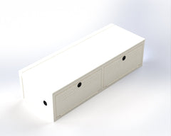 Van Wife Components 22" Wheel Well Cover – Powder Coated Aluminum Van Storage System