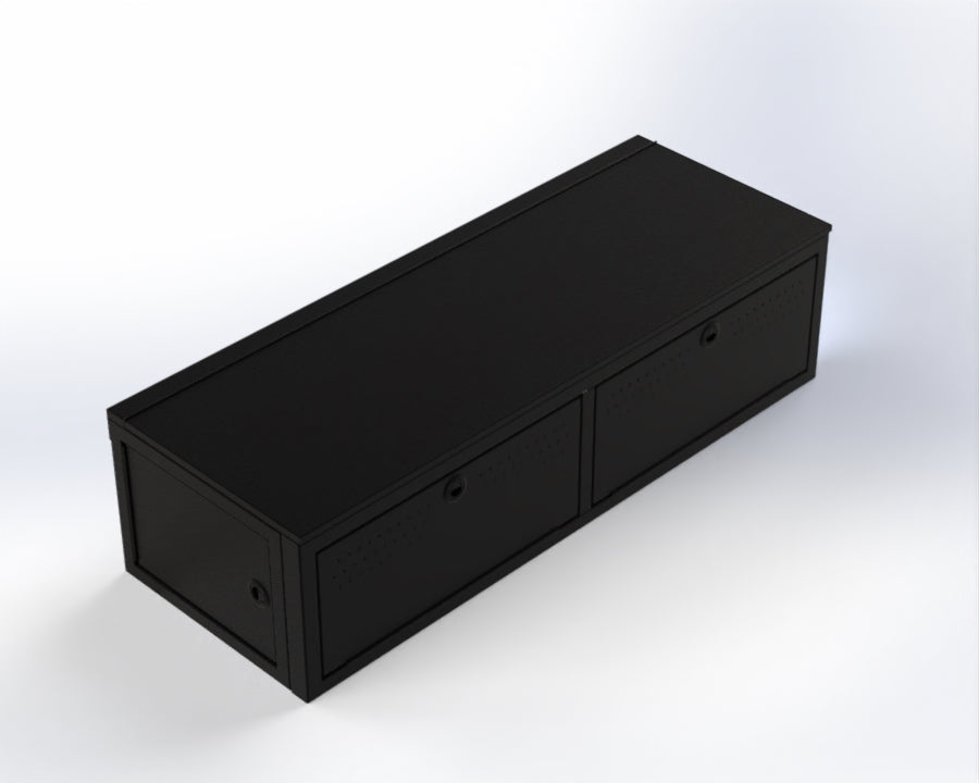 Van Wife Components 22" Wheel Well Cover – Powder Coated Aluminum Van Storage System