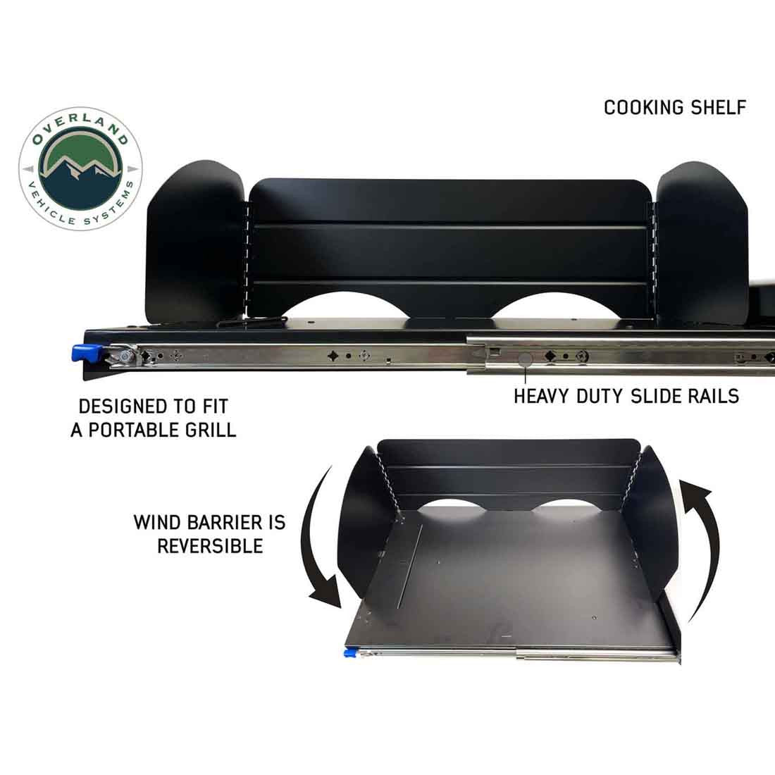 Camp Cargo Box Kitchen With Slide Out Sink, Cooking Shelf and Work Station