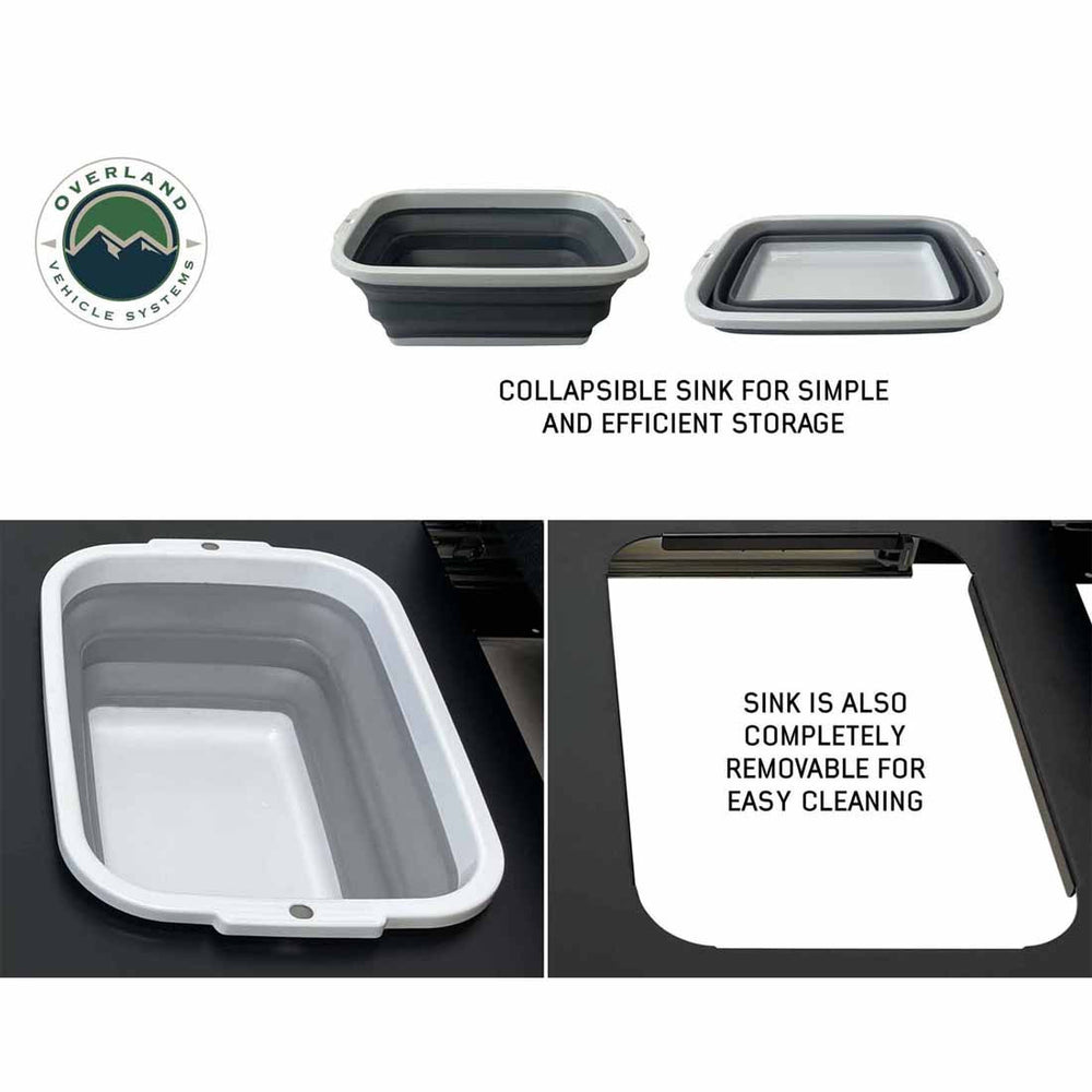 Camp Cargo Box Kitchen With Slide Out Sink, Cooking Shelf and Work Station