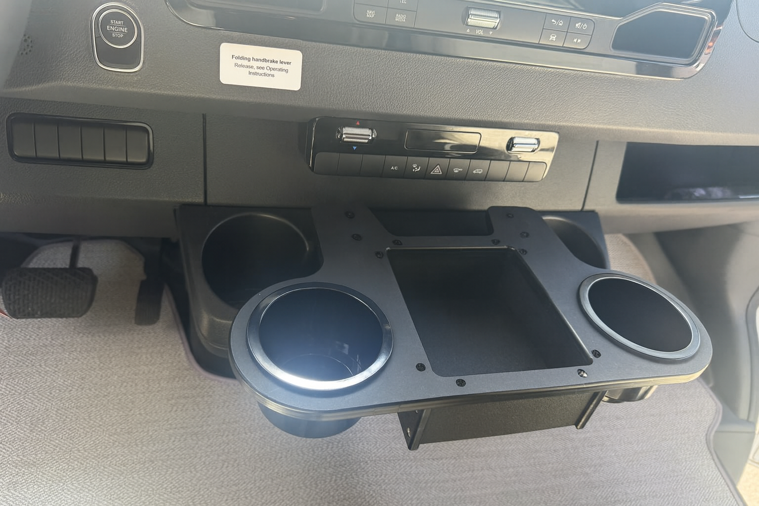 GripTurf Dash Caddy Center Console Organizer for Mercedes-Benz Sprinter (2019–Present)