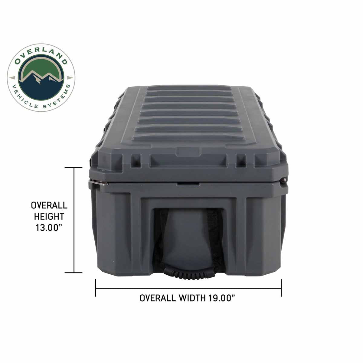 D.B.S.  - Dark Grey 117 QT Dry Box With Drain and Bottle Opener