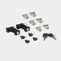 [A0068-LOCK] 8 pack of locks on a grey background