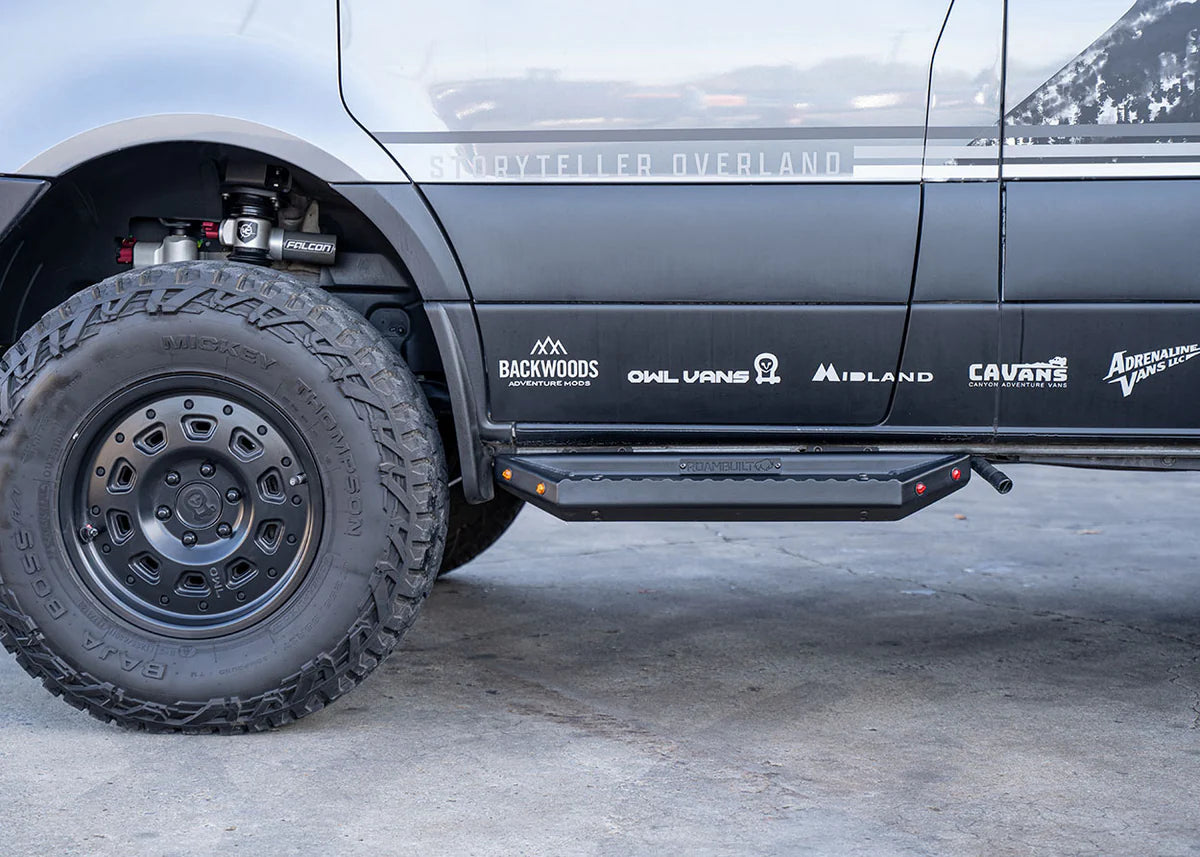 Sprinter/Transit EKKO and Open Trail Side Steps – Short/Flat Version (Fits Driver & Passenger Side)