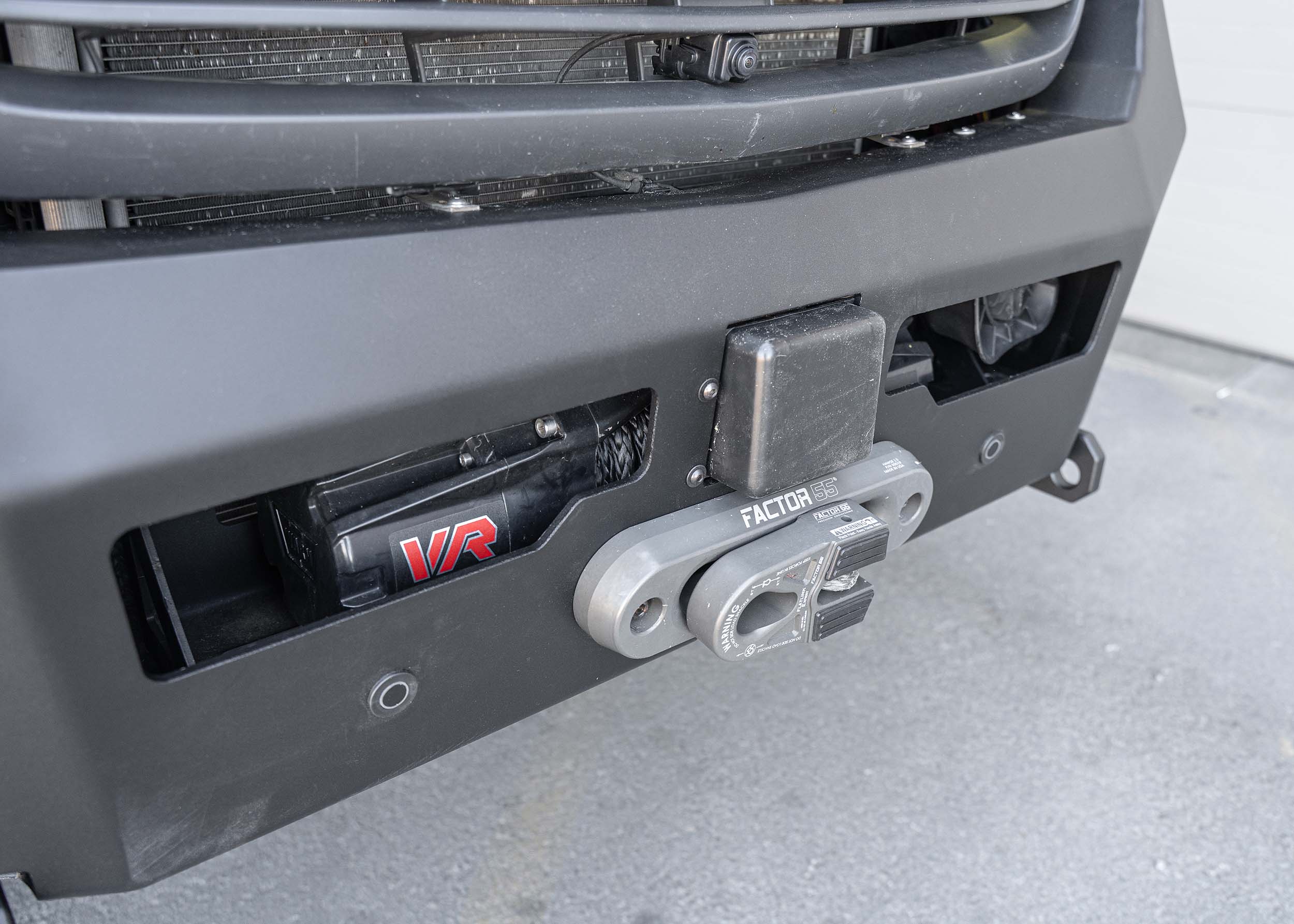 Roambuilt Mercedes Sprinter (ABA) Automatic Brake Assist bracket side profile mounted in bumper