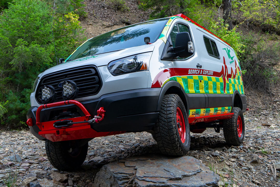 Van Compass Complete 4" Lift Kit – 2015–Present Ford Transit RWD (Single Rear Wheel) | High-Clearance Suspension System