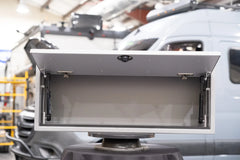 Van Wife Components 29" Ekko Upper Cabinet – Over Entry Door (Powder Coated Aluminum)