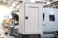 Van Wife Components 16" One Door Ekko Cabinet – Right of Microwave (Powder Coated Aluminum)