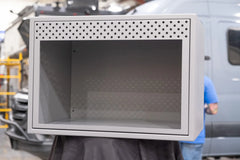 Van Wife Components Ekko Microwave Cabinet 24"x18"x17" – Powder Coated Aluminum