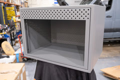 Van Wife Components Ekko Microwave Cabinet 24"x18"x17" – Powder Coated Aluminum