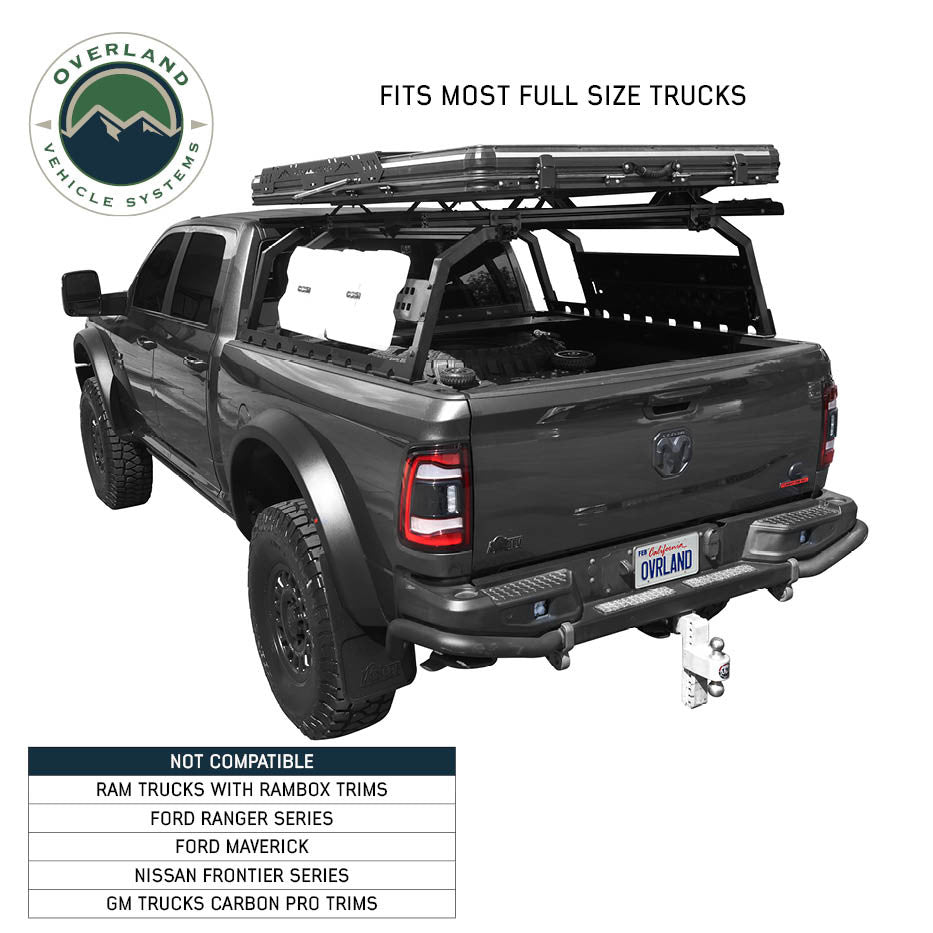 Discovery Rack with Side Cargo Plates, With Front Cargo Tray Full Size on Ram