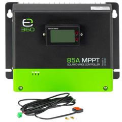 E360 85A MPPT Solar Charge Controller with Bluetooth – Programmable