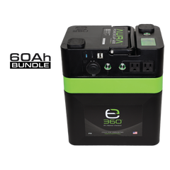 Expion360 60Ah AURA Powercap 600W Inverter Power System – LiFePO4 Portable Power Bundle
