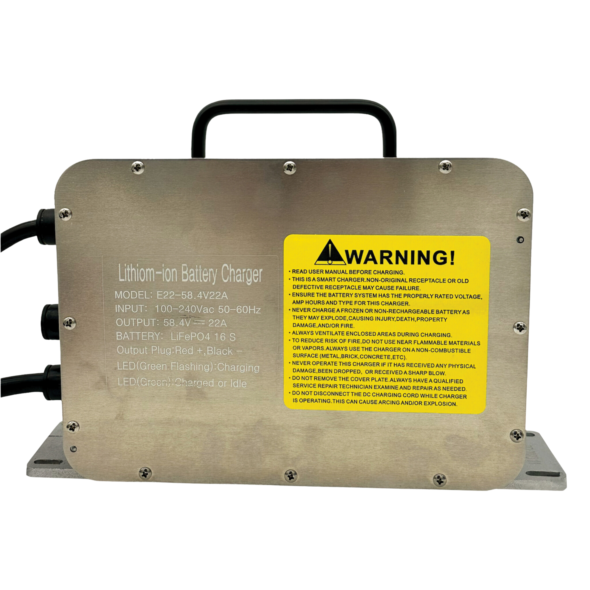 Expion360 48V 22A LiFePO4 Battery Charger – GC2 Series, IP66, Anderson Quick Disconnect