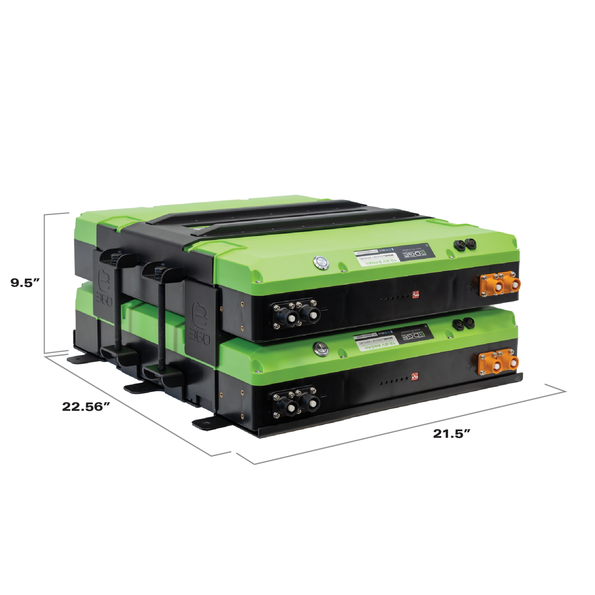 Expion360 EX2 Edge 2-Battery LiFePO4 Mounting Expansion Kit – Tie Down Add-On System