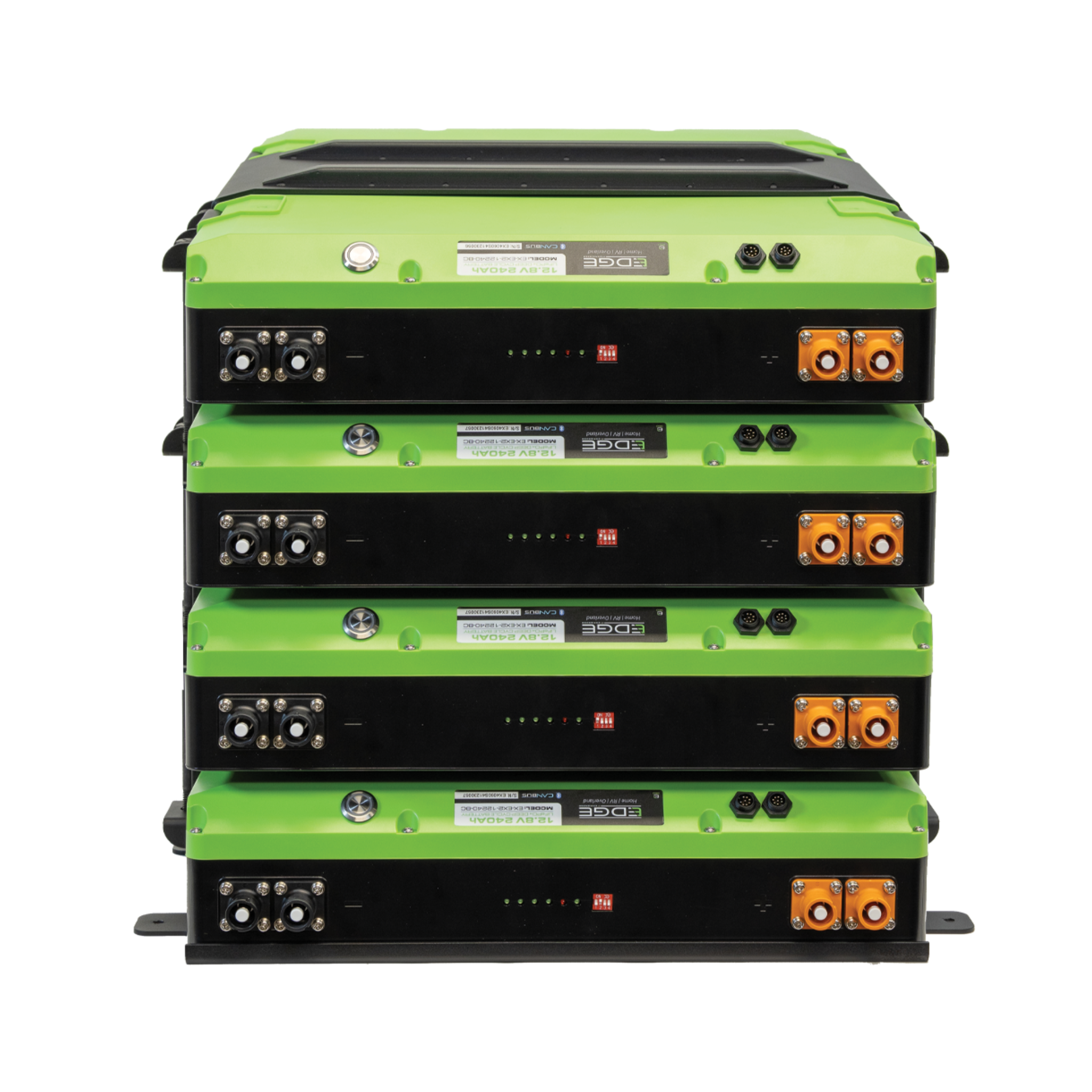Expion360 EX2 Edge 4-Battery LiFePO4 Mounting Expansion Kit – Quad Tie Down Add-On System