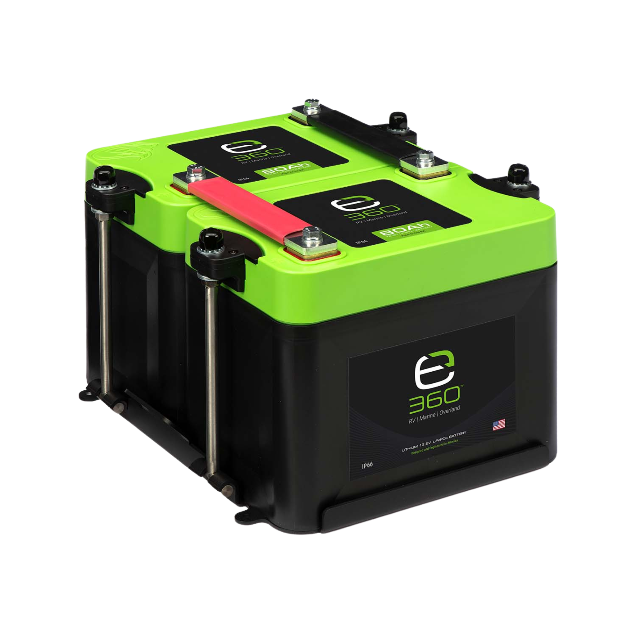 Expion360 Group 24 2-Battery LiFePO4 Lithium Mounting Kit
