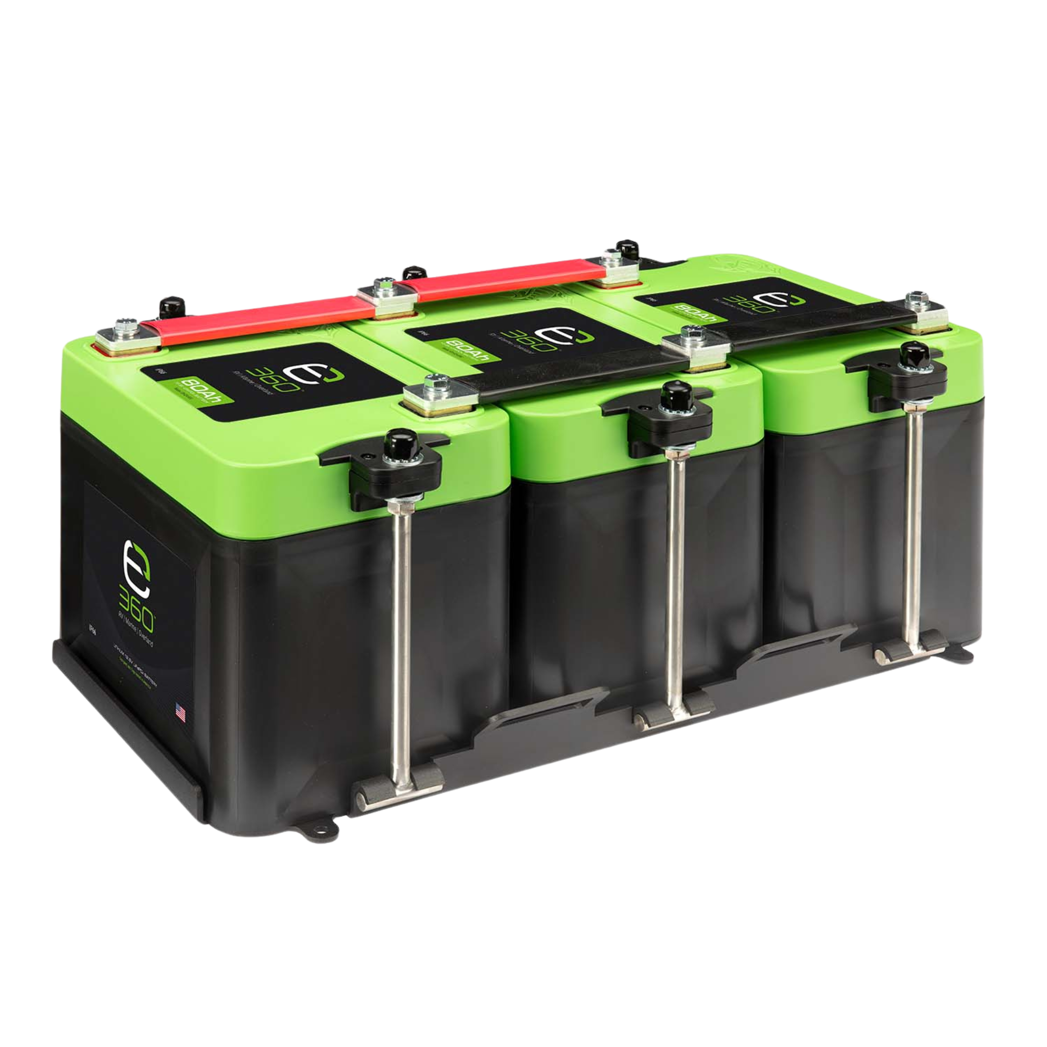 Expion360 Group 24 3-Battery LiFePO4 Lithium Mounting Kit