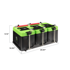 Expion360 Group 24 3-Battery LiFePO4 Lithium Mounting Kit