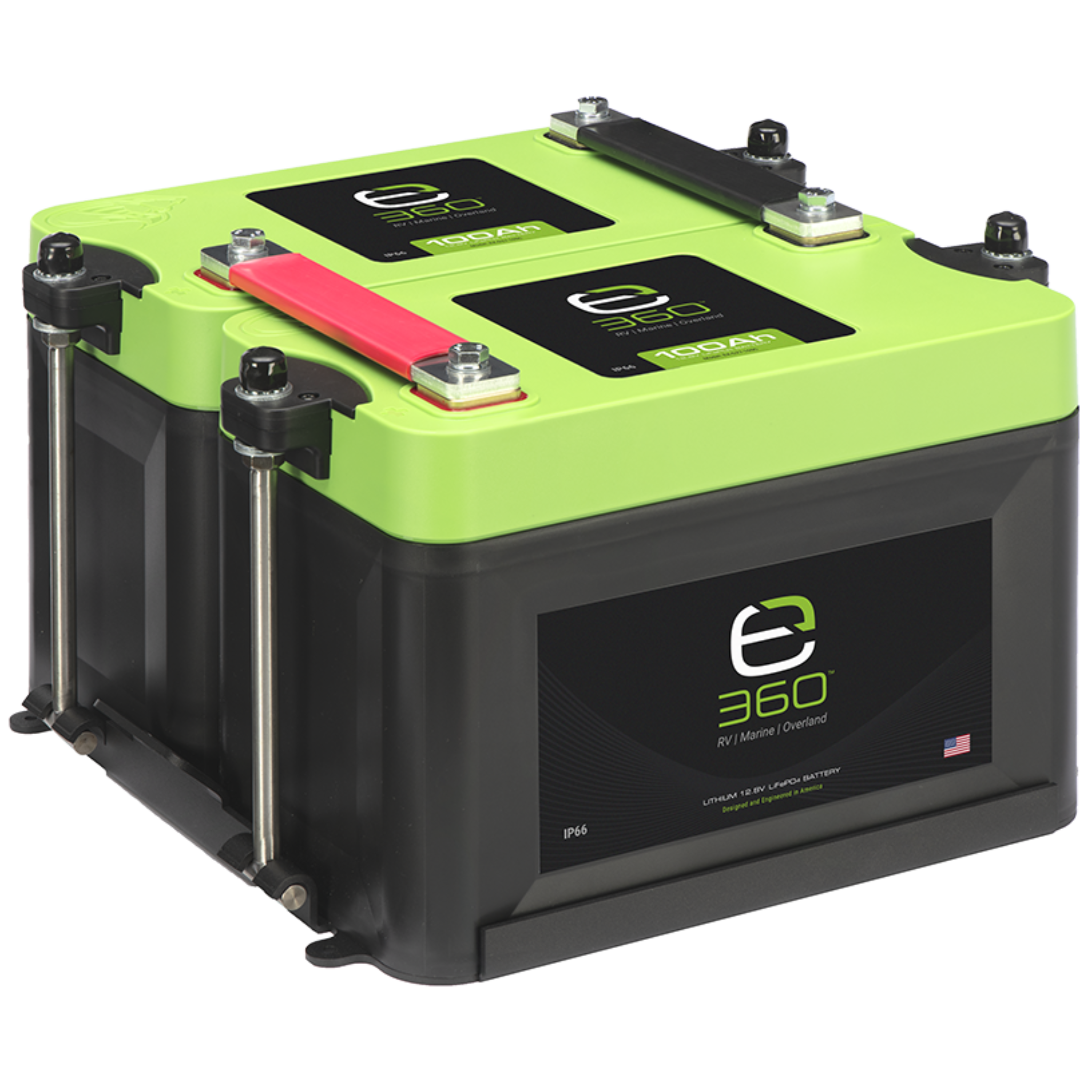 Expion360 Group 27 2-Battery LiFePO4 Lithium Mounting Kit
