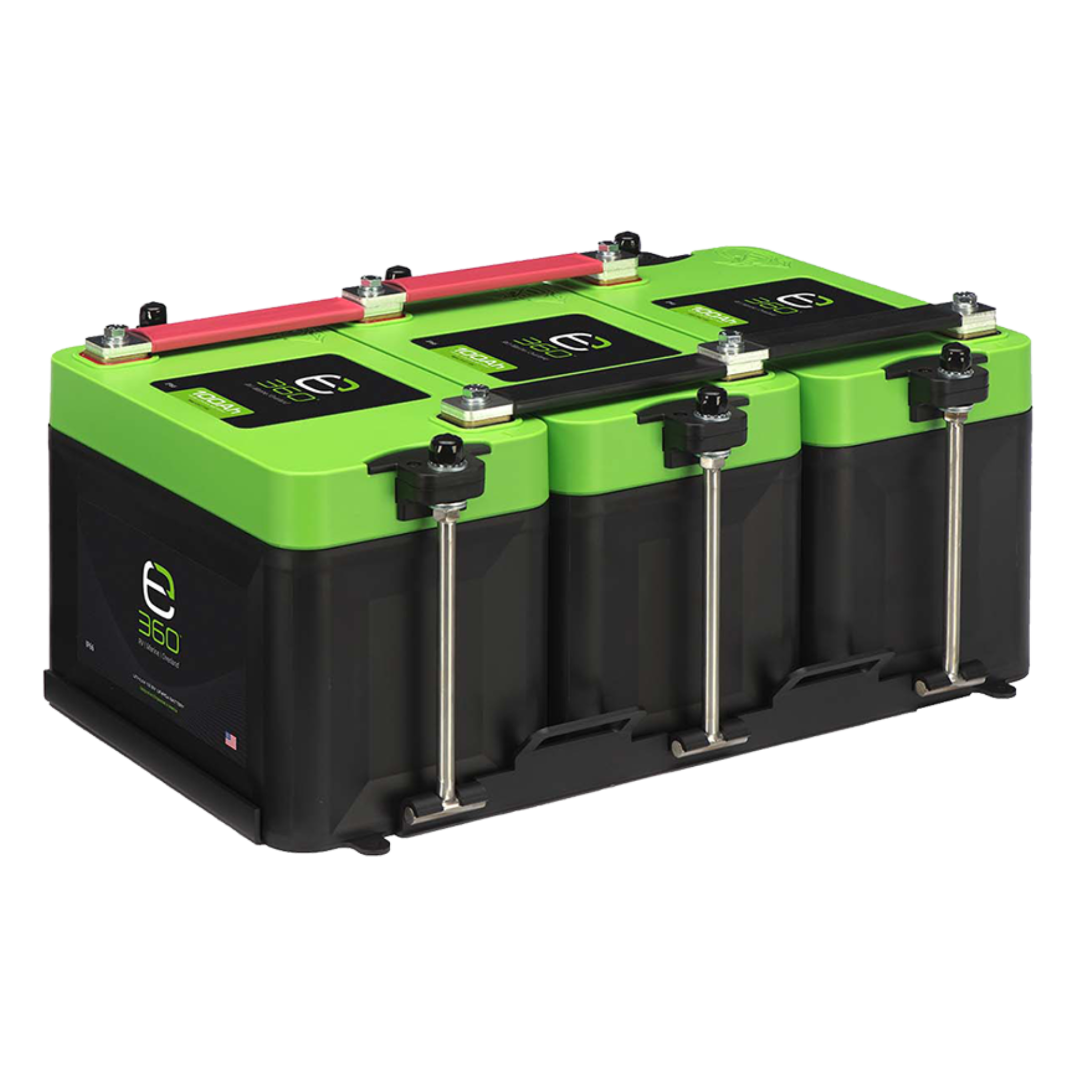 Expion360 Group 27 3-Battery LiFePO4 Lithium Mounting Kit