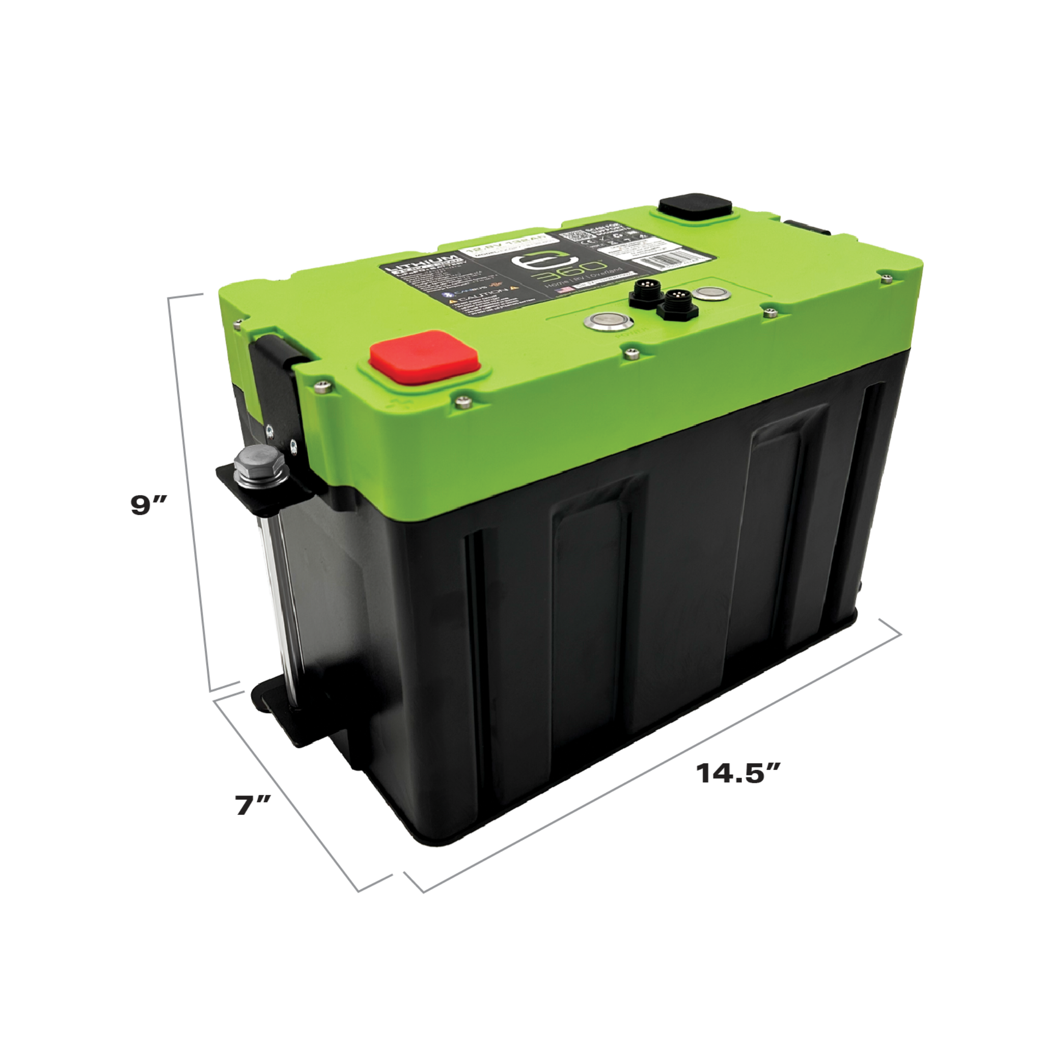Expion360 Group 27 VHC LiFePO4 Lithium Battery Mounting Kit (100Ah & 132Ah)