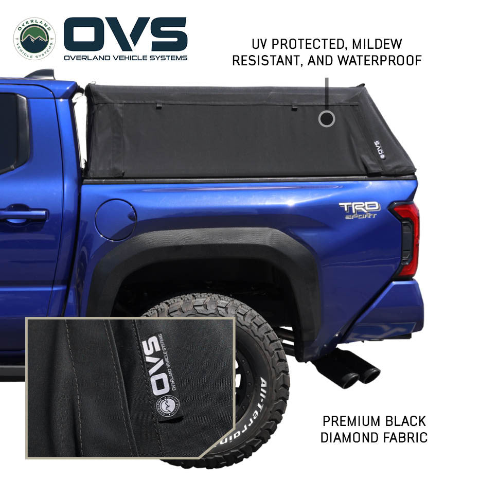Explorer Soft Shell - Black Diamond Canvas and Aluminum Frame Side Closed