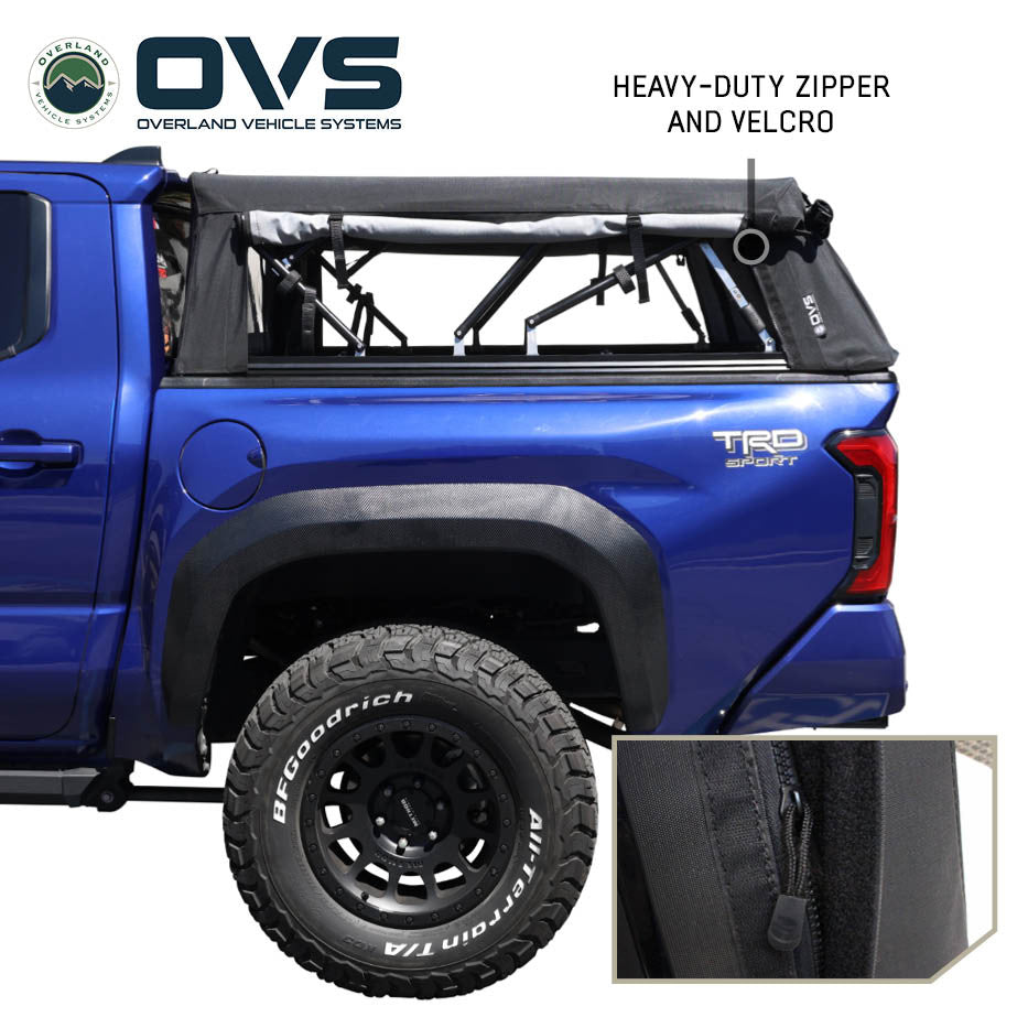 Explorer Soft Shell - Black Diamond Canvas and Aluminum Frame Side Open