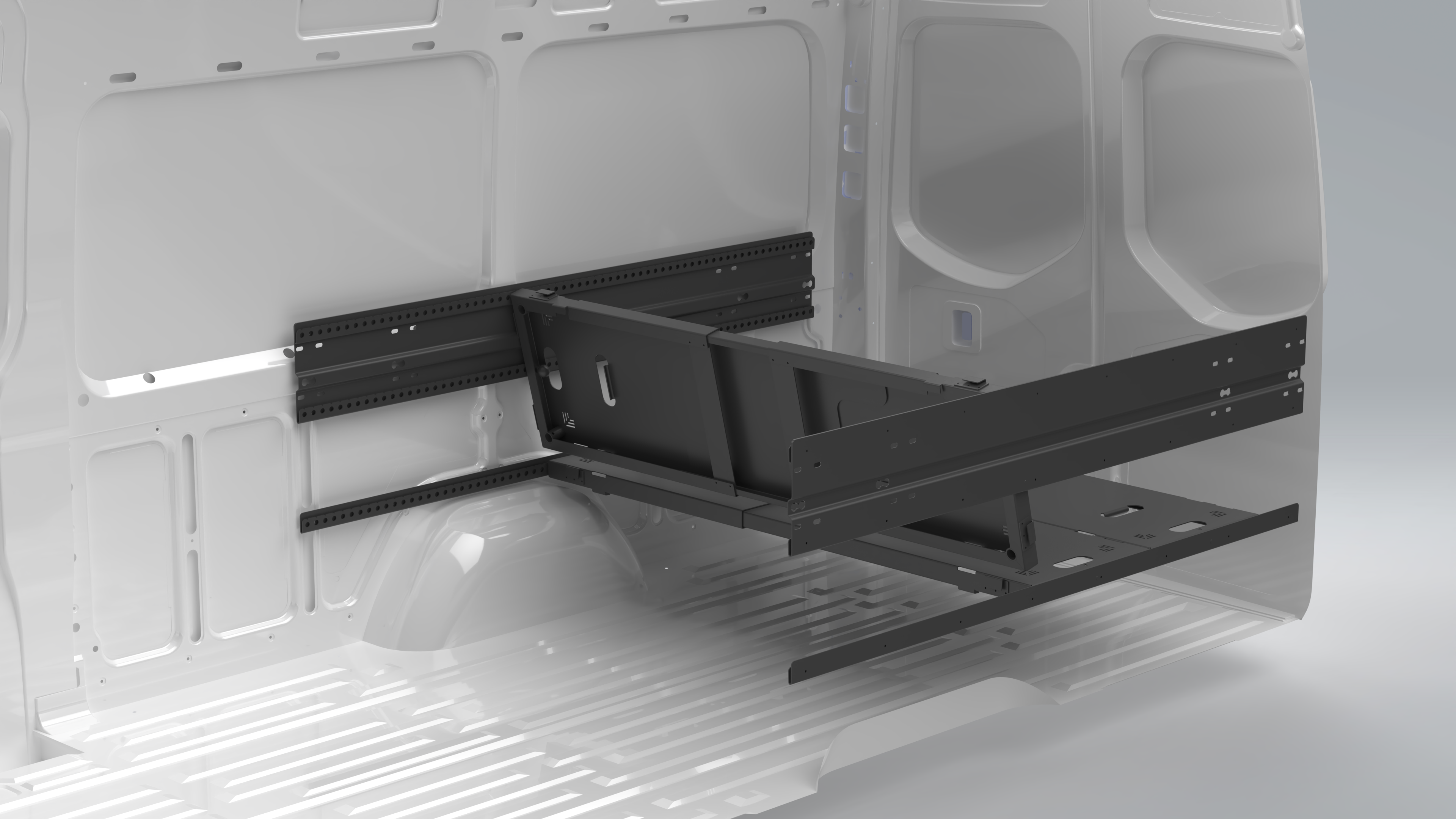 Van Wife Components 3 Panel Modular Bed System – Adjustable Van Bed & Multi-Use Platform